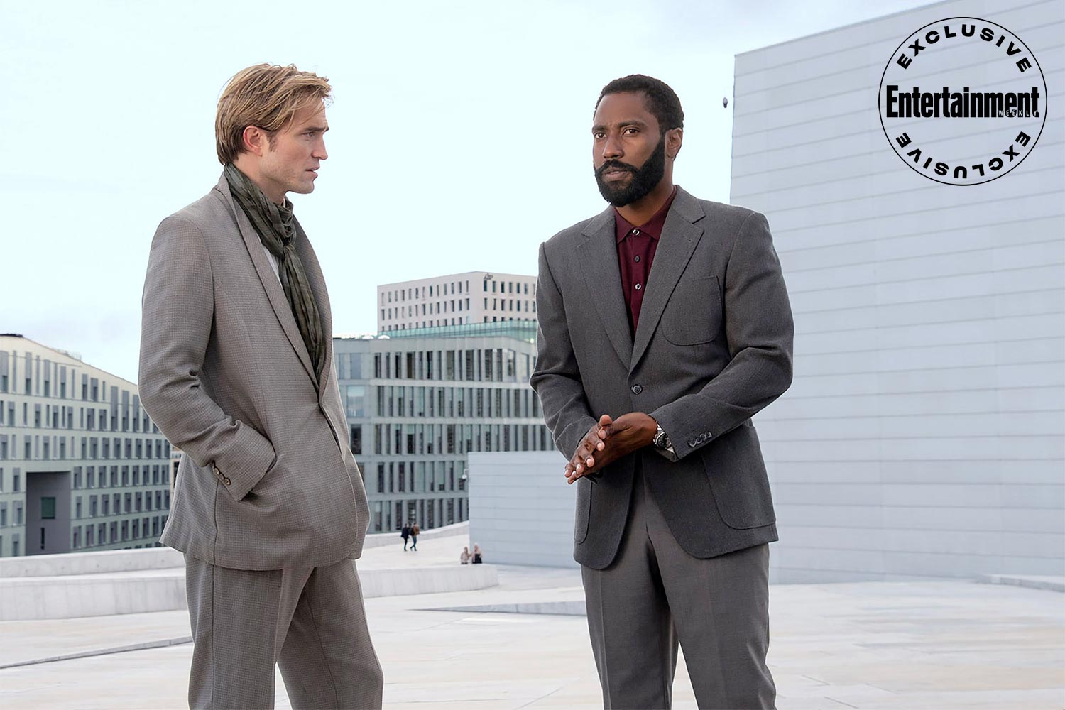 Robert Pattinson John David Washington Tenet