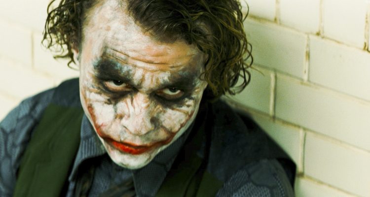 HEATH LEDGER stars as The Joker in Warner Bros. Pictures and Legendary Pictures action drama movie The Dark Knight, distributed by Warner Bros. Pictures and also starring Christian Bale, Michael Caine, Gary Oldman, Aaron Eckhart, Maggie Gyllenhaal and Morgan Freeman.rkknight