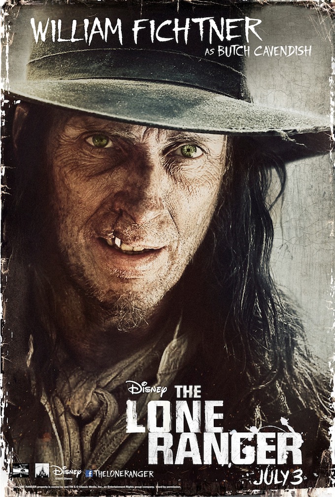 The Lone Ranger, William Fichtner, poster