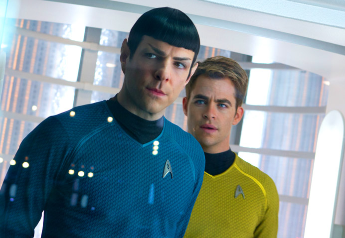 Star Trek Into Darkness, Chris Pine, Zachary Quinto