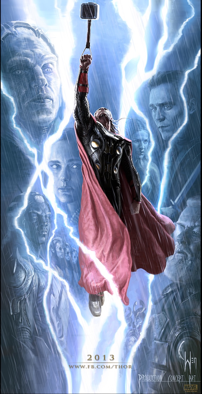 Thor 2 poster concept art