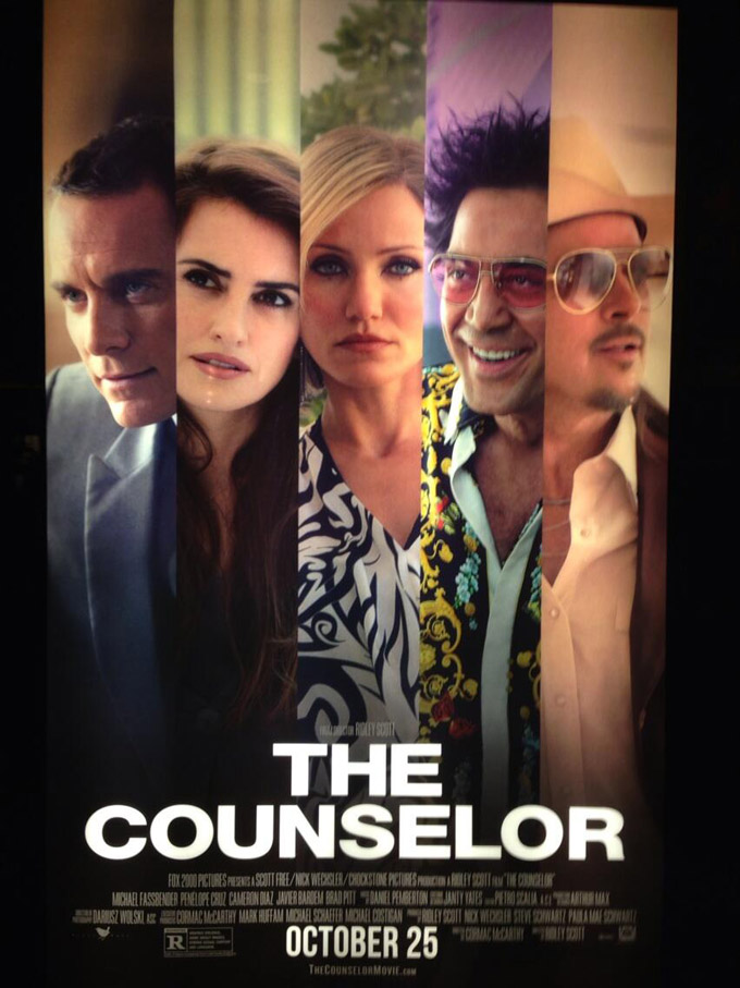 The Counselor, poster
