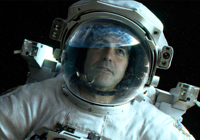 Gravity trailer, Clooney