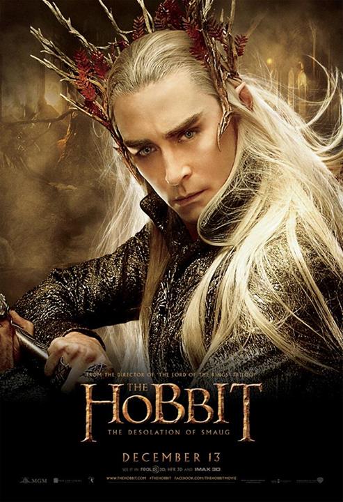 Hobbit, Desolation of Smaug, character poster