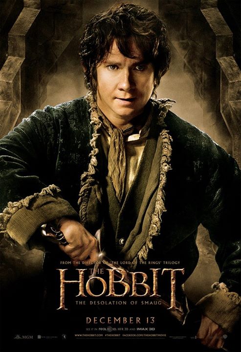 Hobbit, Desolation of Smaug, character poster