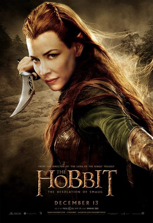 Hobbit, Desolation of Smaug, character poster