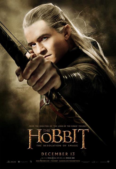 Hobbit, Desolation of Smaug, character poster