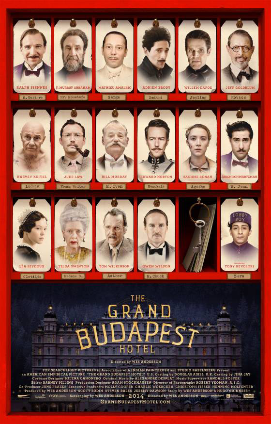 Grand Budapest Hotel, poster