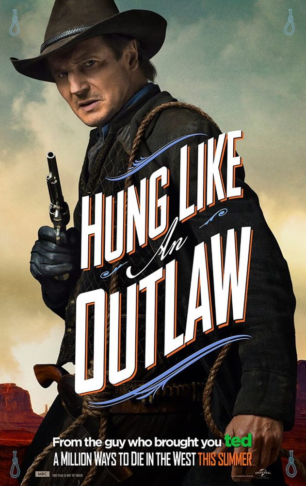 A Million Ways To Die In The West Poster