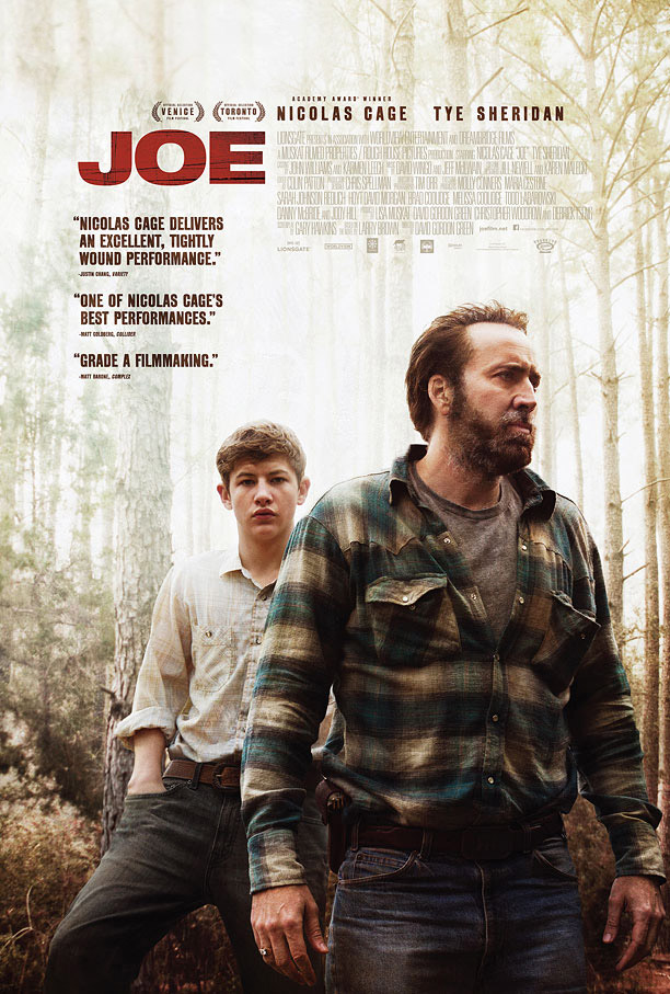 Joe, Nicolas Cage, poster