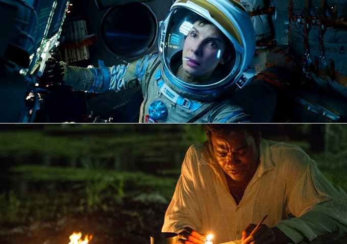Gravity and 12 Years A Slave