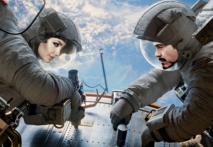 Gravity, Angelina Jolie, Robert Downey Jr.