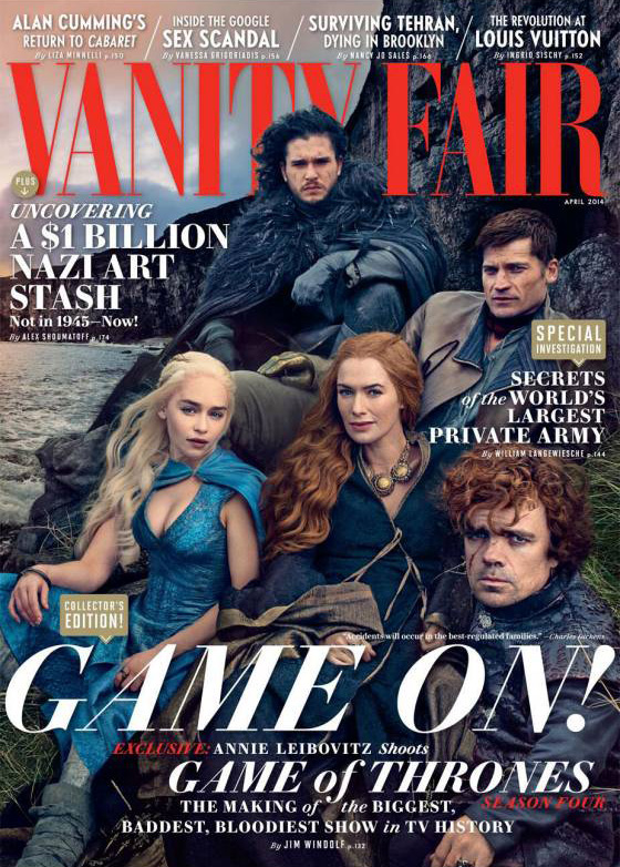 Game Of Thrones, Vanity fair
