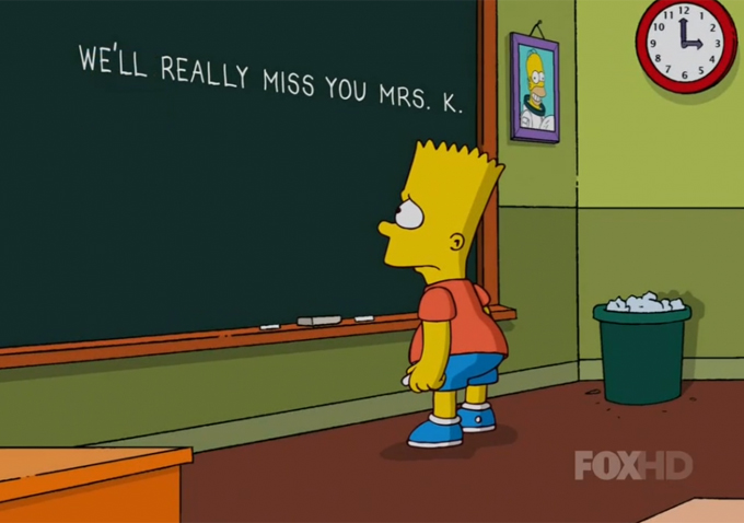 The Simpsons Mrs. K