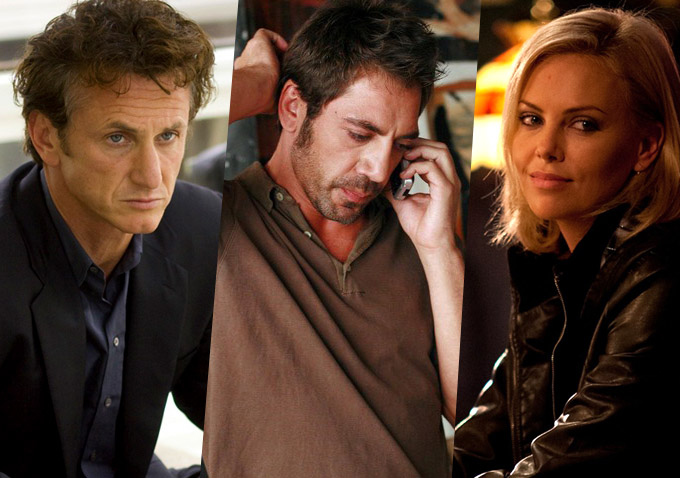 Sean Penn, Javier Bardem, Charlize Theron