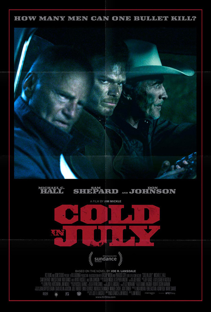 Cold In July, poster