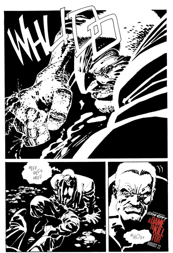Sin City: A Dame To Kill For Storyboard