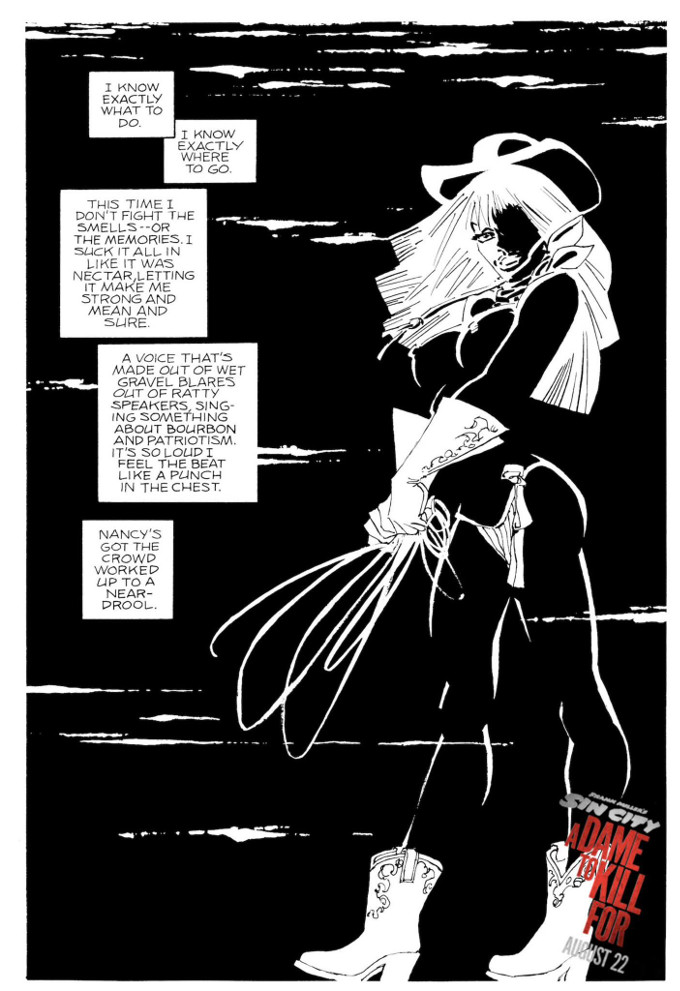 Sin City: A Dame To Kill For Storyboard