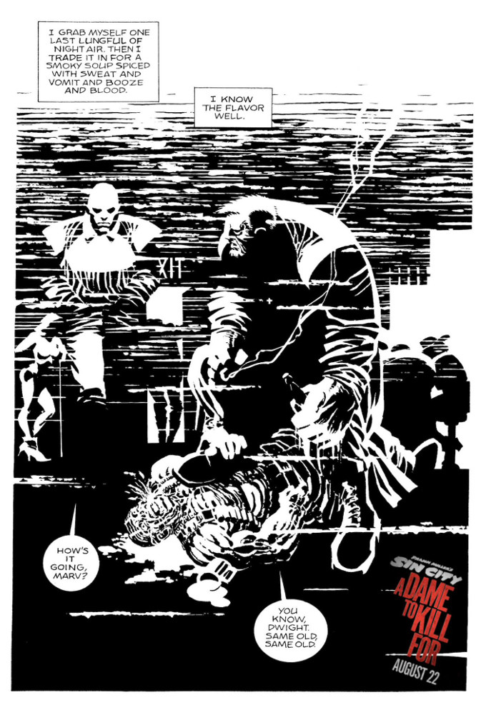 Sin City: A Dame To Kill For Storyboard