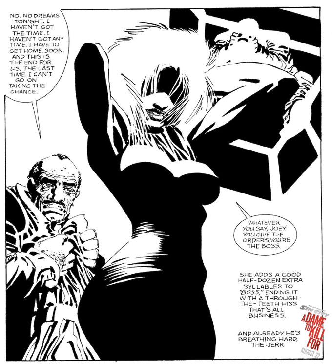 Sin City: A Dame To Kill For Storyboard
