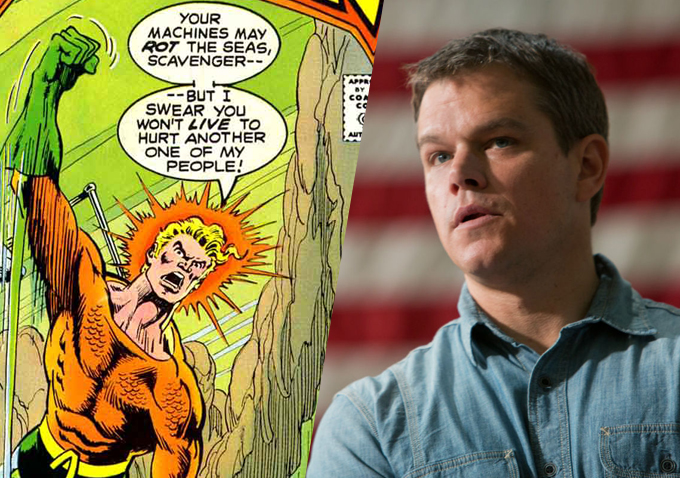 Matt Damon Aquaman