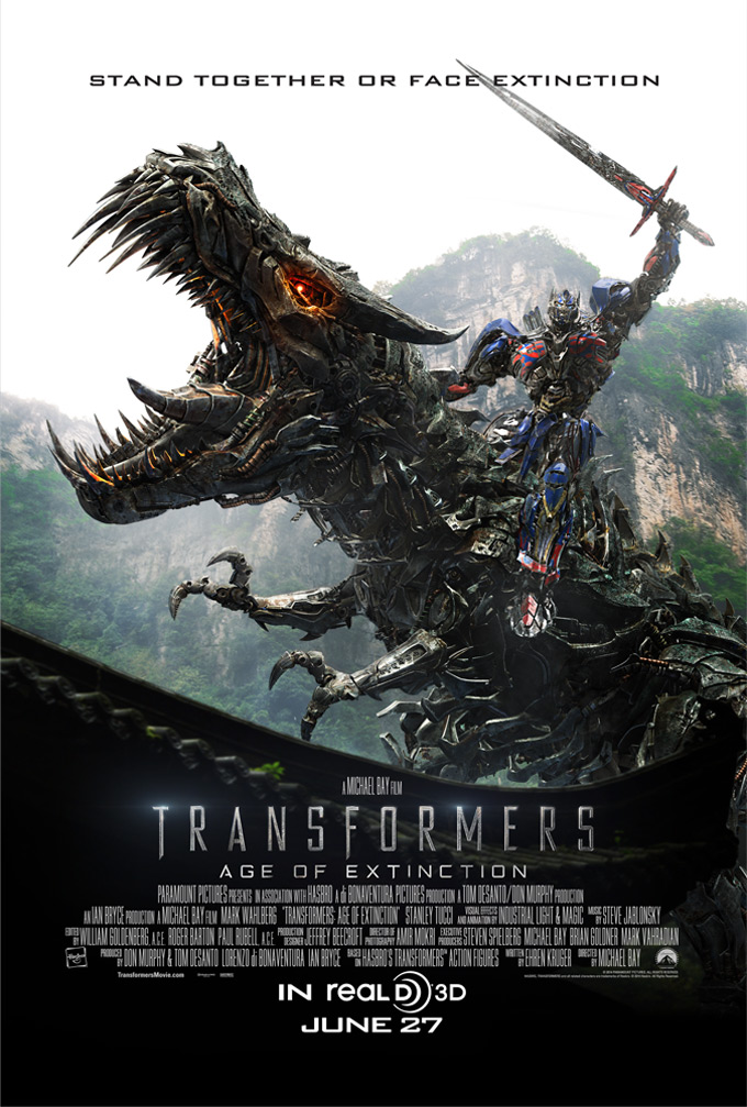 Transformers Age of Extinction, poster