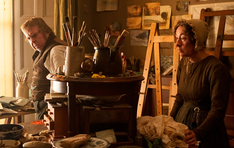 Timothy Spall and Dorothy Atkinson in "Mr. Turner"