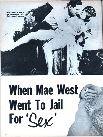 Mae West Sex Jail