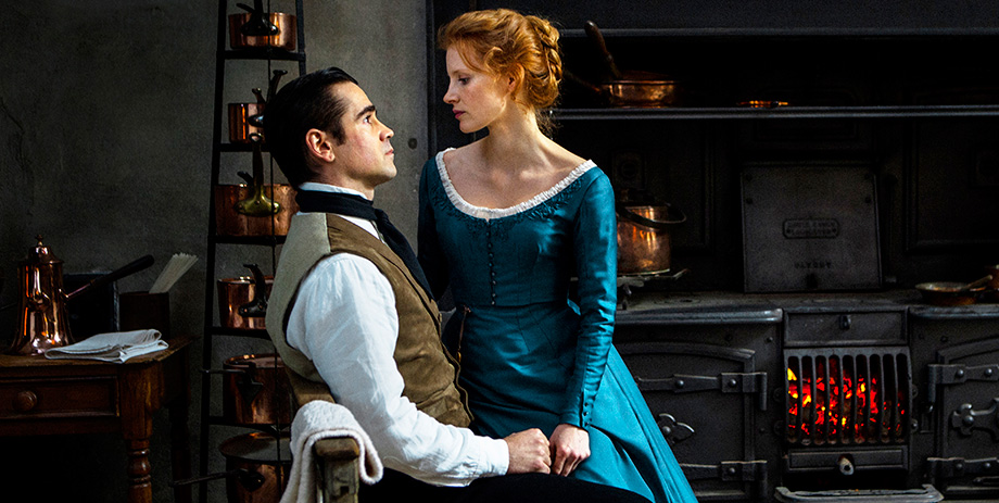 Miss Julie, Chastain, Farrell