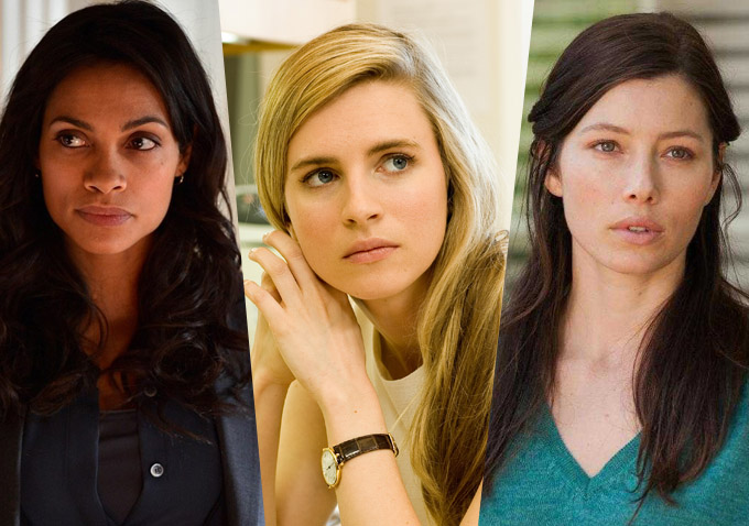 Rosario Dawson, Brit Marling, Jessica Biel