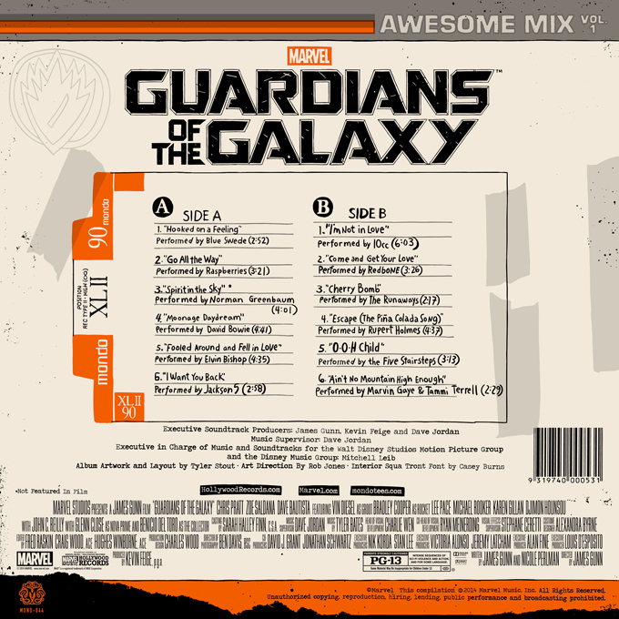 Guardians Of The Galaxy Soundtrack Artwork (skip crop)