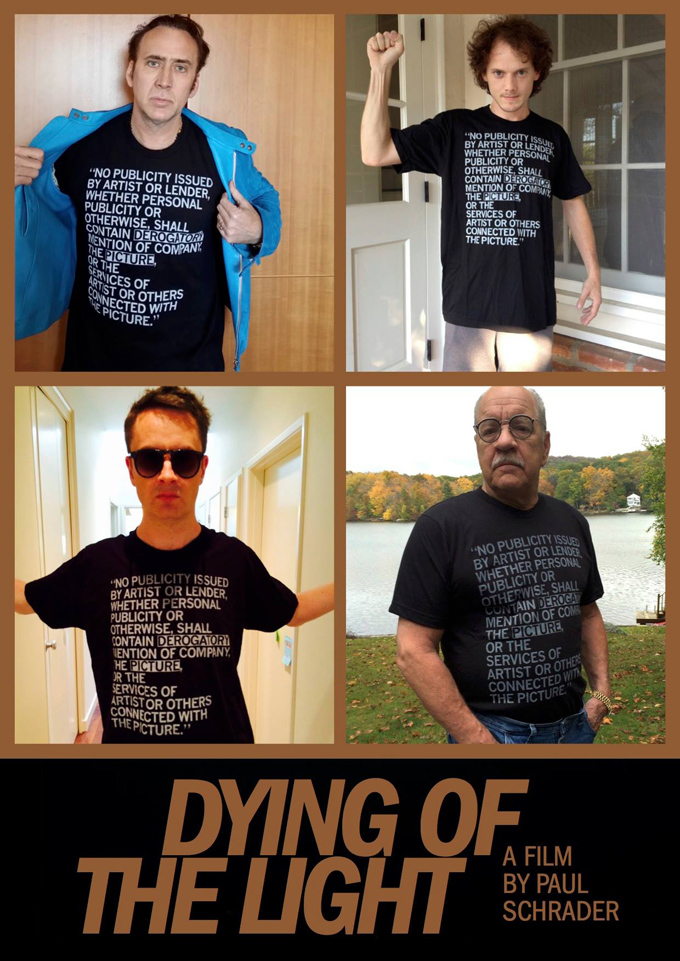 Dying Of The Light Protest Poster