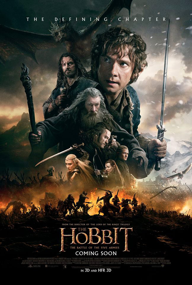 Hobbit, five armies poster