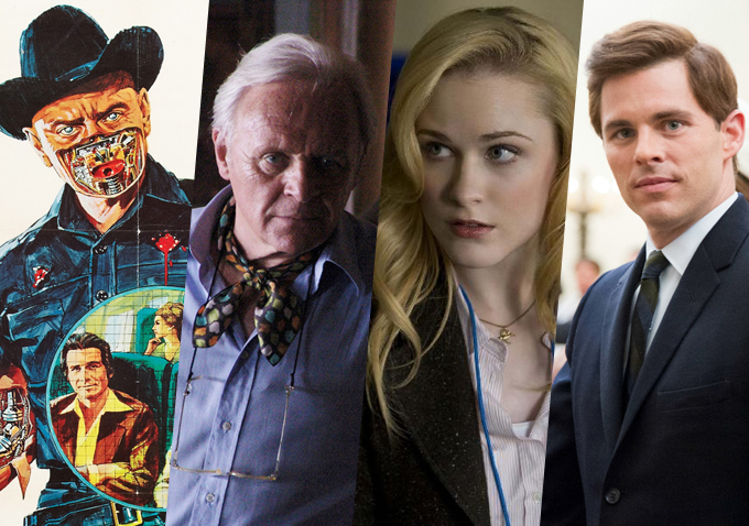 Anthony Hopkins, Evan Rachel Wood & James Marsden Westworld 