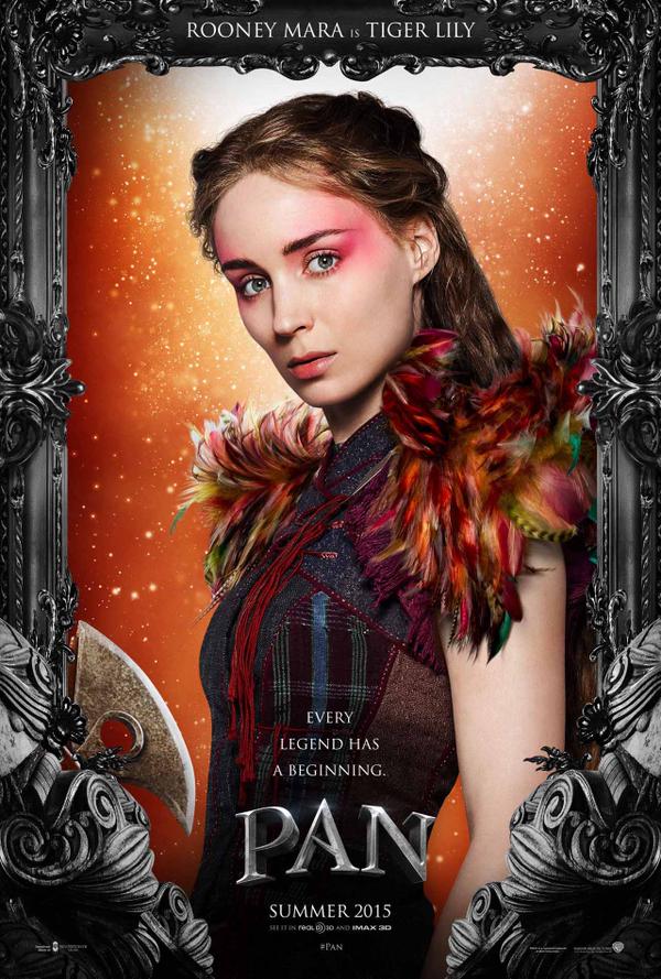 Pan, poster, Rooney Mara