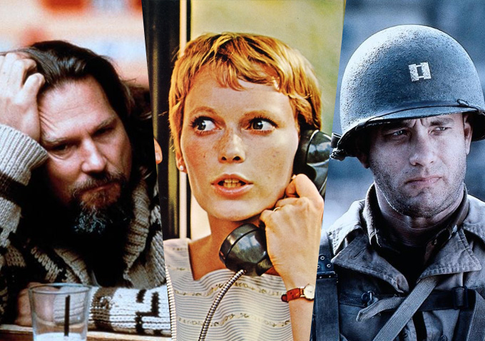 The Big Lebowski Saving Private Ryan Rosemary's Baby