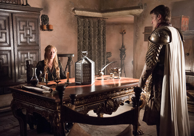 Lena Headey & Nikolaj Coster-Waldau in "Game of Thrones" Season 5