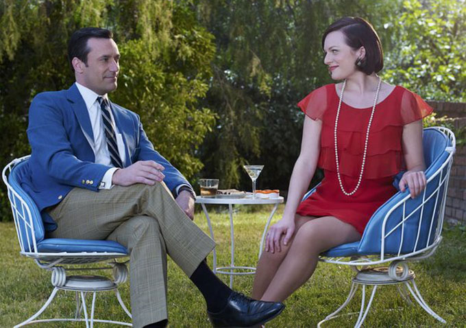 Mad Men Season 7 Final Jon Hamm & Elisabeth Moss