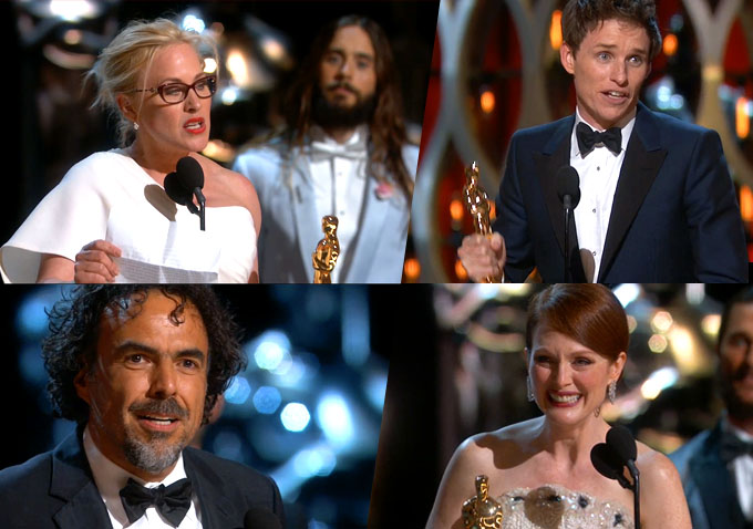 OSCAR 2015 ACCEPTANCE SPEECHES