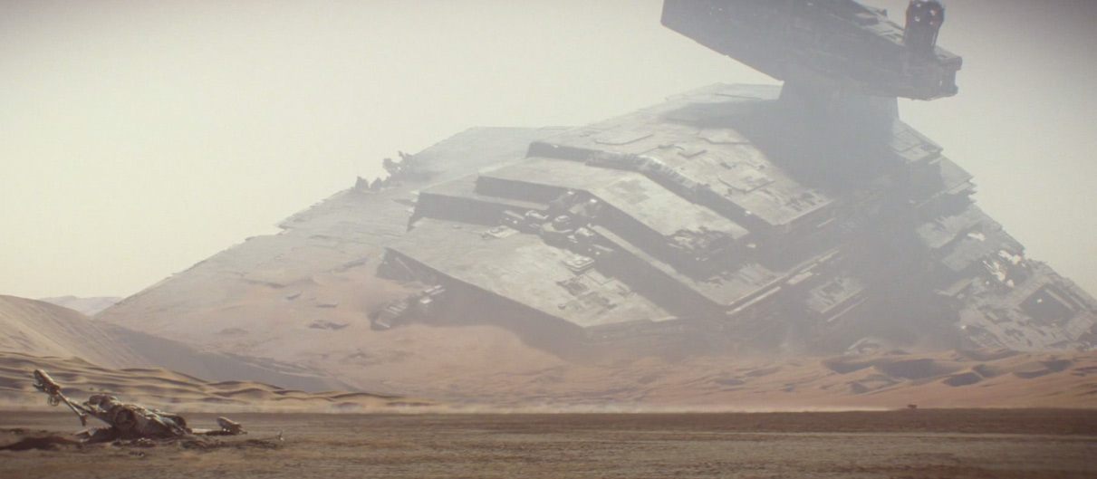 Star Wars The Force Awakens, skip trailer screengrabs