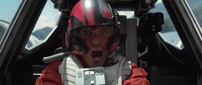 Star Wars The Force Awakens, skip trailer screengrabs