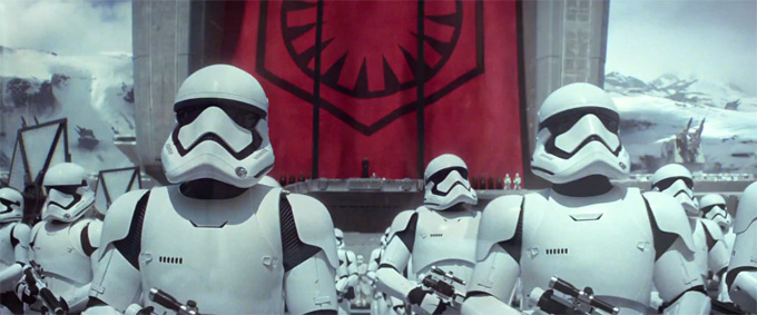 Star Wars The Force Awakens, skip trailer screengrabs