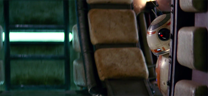 Star Wars The Force Awakens, skip trailer screengrabs