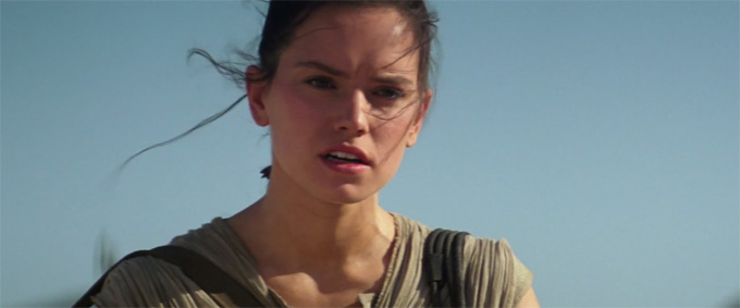 Star Wars The Force Awakens, skip trailer screengrabs