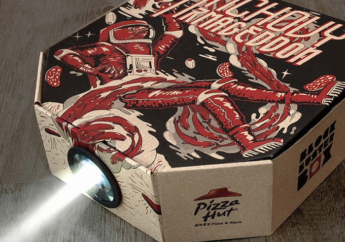 Pizza Hut Projector