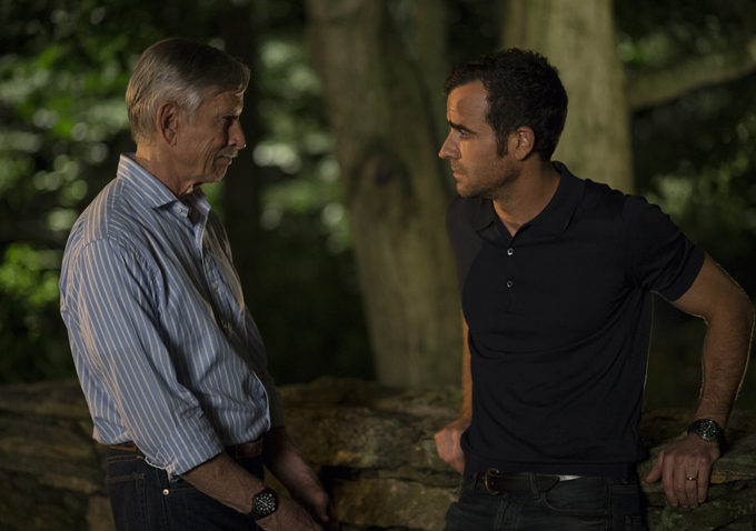 Scott Glenn and Justin Theroux in "The Leftovers" on HBO