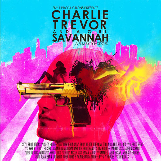 Charlie, Trevor And A Girl Savannah Poster