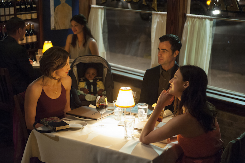 "The Leftovers" Season 2 The Garvey Family Carrie Coon, Justin Theroux and Margaret Qualley