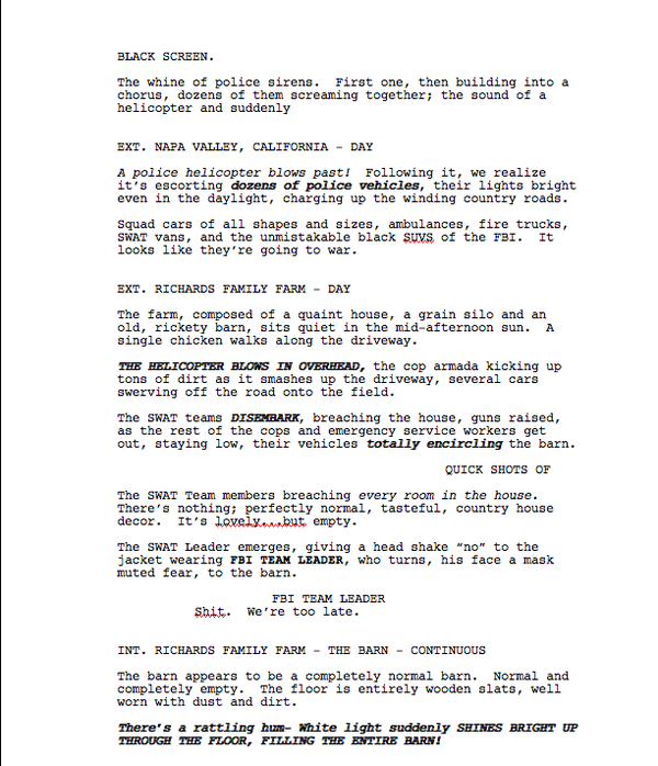 Max Landis Fantastic Four Script