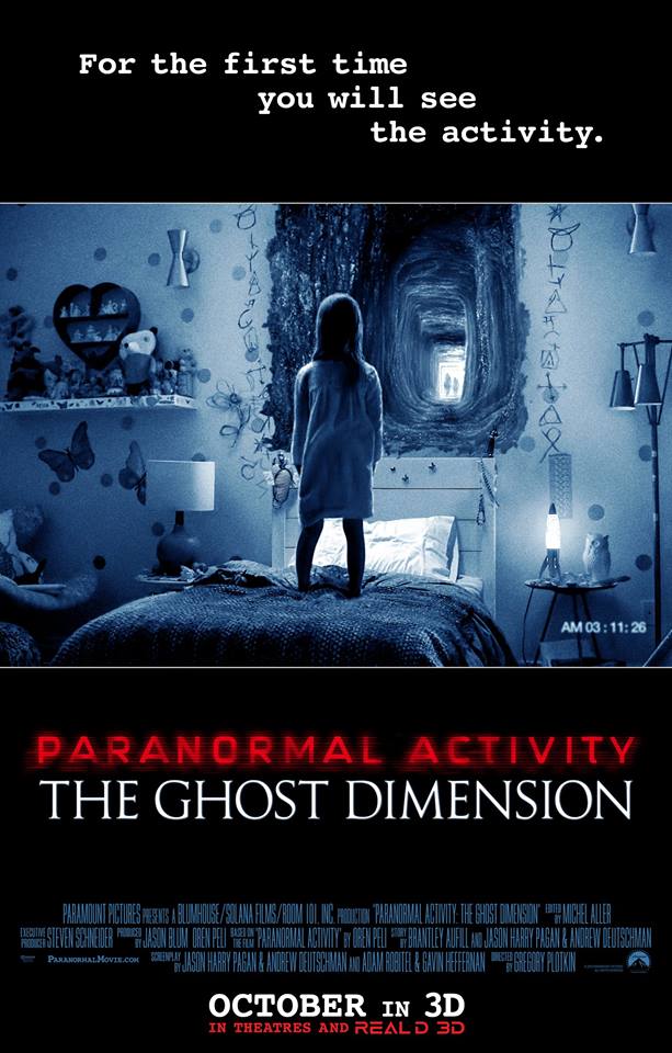 Paranormal Activity: Ghost Dimension, poster